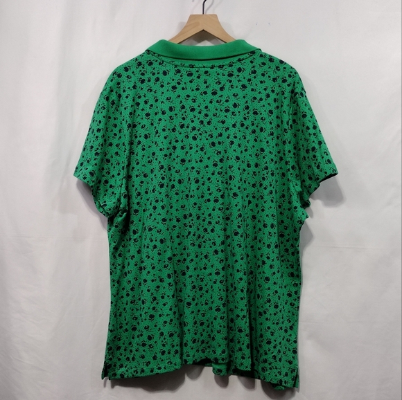 NWT Karen Scott Floral Polo Top Women's 3X Green Cottagecore Retro Casual Comfy - Picture 5 of 11